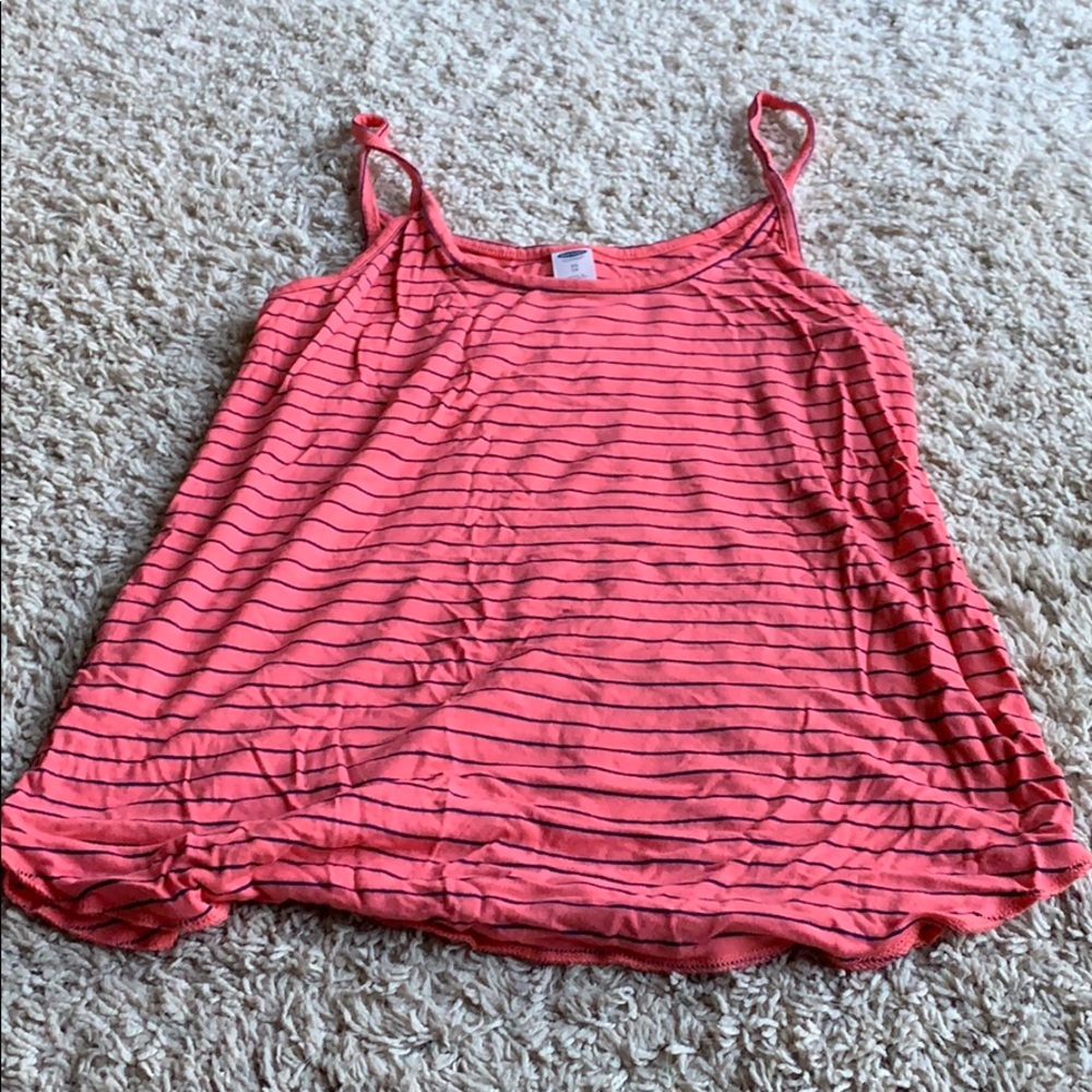 Cotton tank salmon color
